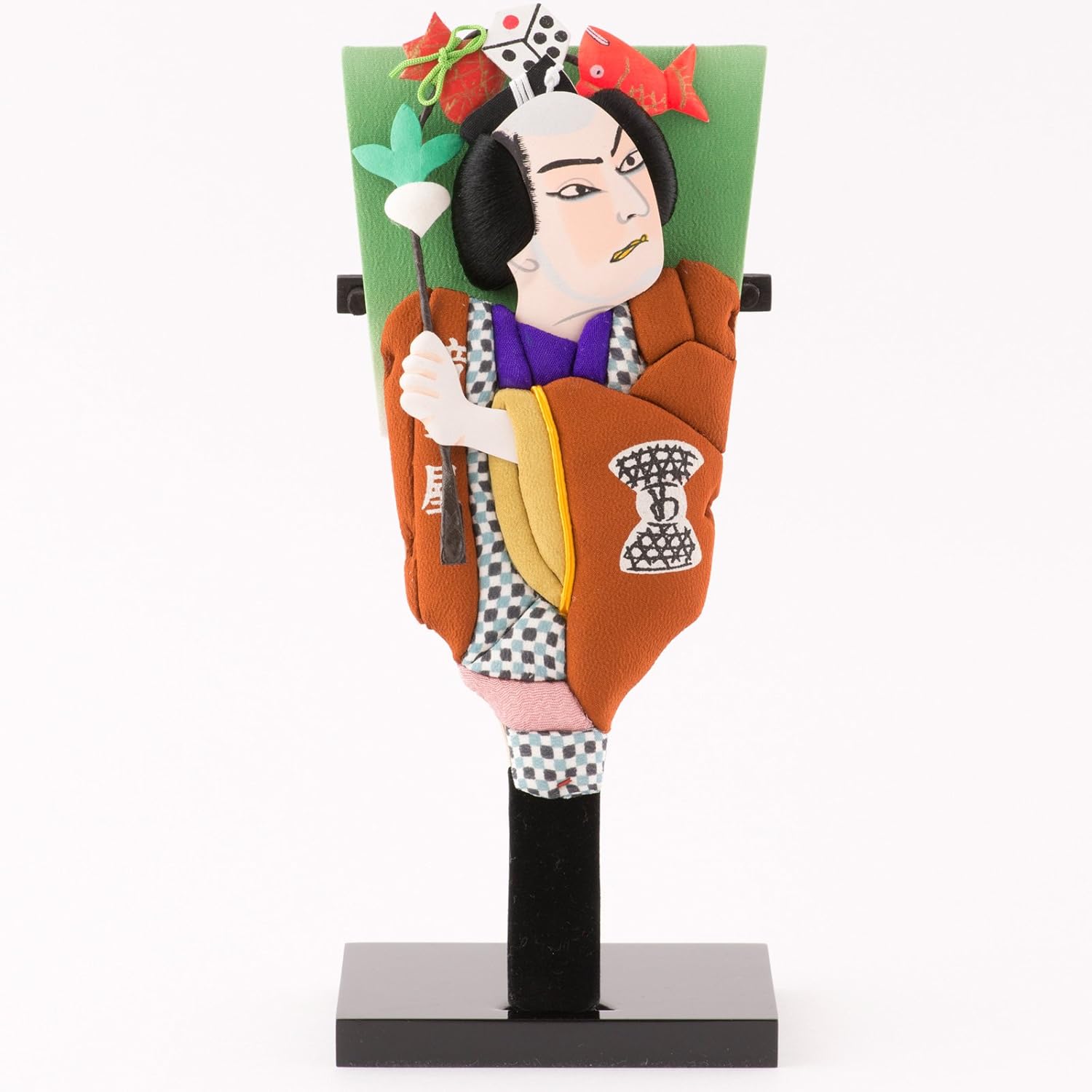 豆羽子板 歌舞伎 (飾り台付)助六 6本 2025年最新】羽子板助六の人気